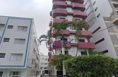 Apartamento com 1 dormitório à venda, 62 m² por r$ 350.000 - canto do forte - praia grande/sp