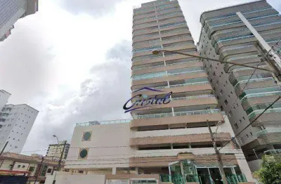 Apartamento com 3 dormitórios à venda, 136 m² por r$ 790.000,00 - guilhermina - praia grande/sp