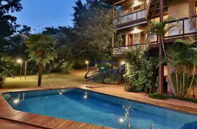 Casa com 7 quartos / suítes à venda, 628 m²  - condomínio morada dos pássaros - aldeia da serra - barueri/sp