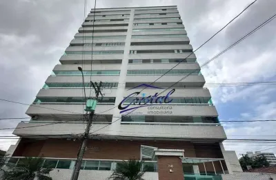 Apartamento com 3 dormitórios à venda, 101 m² por r$ 780.000 - guilhermina - praia grande/sp