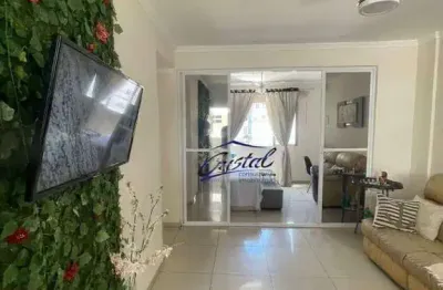 Apartamento com 1 dormitório à venda, 69 m² por r$ 350.000 - boqueirão - praia grande/sp