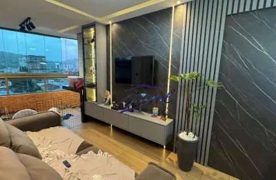 Apartamento com 2 dormitórios à venda, 67 m² por R$ 690.000,00 - Canto do Forte - Praia Grande/SP