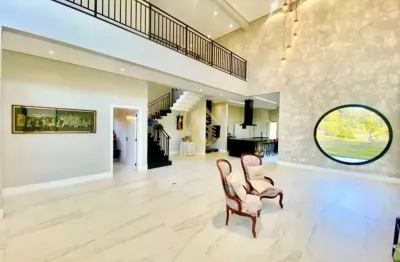 Venda de casa em condomínio de luxo em jundiaí-sp - 4 quartos, 3 suítes, 380m² - loteamento brisas de jundiaí