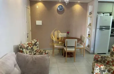 Apartamento à venda em jundiaí-sp, jardim das samambaias: 2 quartos, 1 sala, 1 banheiro, 1 vaga, 56m² de área.