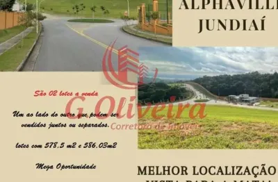 Terreno de 586m² em condomínio de luxo em jundiaí-sp, chácara terra nova/alphaville! venha conferir!