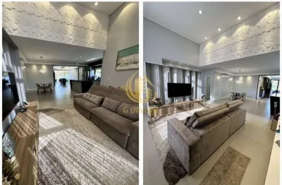 Sobrado  em condomínio terras da alvorada no bairro medeiros, 4 quartos, 3 suítes, 5 banheiros, 7 vagas, a/c250m² - a/t 800m2