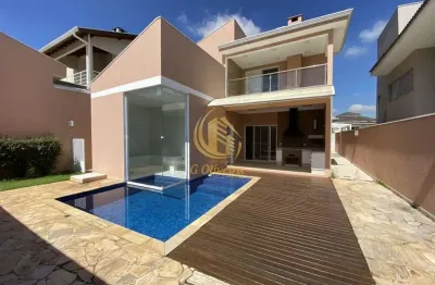 Sobrado no Condomínio Bosque dos Jatobas Bairro do Engordadouro, Jundiaí - 4 quartos, 3 suítes, 280m² - Imperdíve