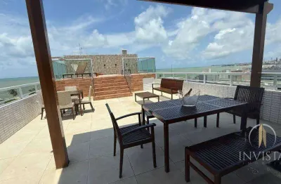 Cobertura com 2 dormitórios à venda, 186 m² por r$ 1.850.000,00 - bessa - joão pessoa/pb