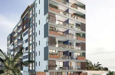 Apartamento com 3 dormitórios à venda, 106 m² por r$ 912.778,74 - camboinha - cabedelo/pb