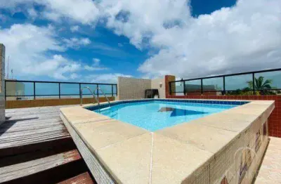 Flat com 1 dormitório à venda, 35 m² por R$ 320.000,00 - Intermares - Cabedelo/PB