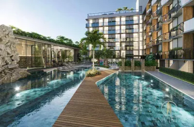 Flat com 1 dormitório à venda, 17 m² por r$ 380.000,00 - cabo branco - joão pessoa/pb