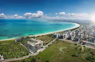 Flat com 1 dormitório à venda, 29 m² por r$ 650.000,00 - ponta de campina - cabedelo/pb