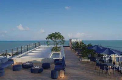 Flat com 1 dormitório à venda, 23 m² por r$ 377.796,75 - cabo branco - joão pessoa/pb