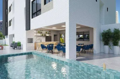 Apartamento com 2 dormitórios à venda, 50 m² por r$ 468.000,00 - jardim luna - joão pessoa/pb
