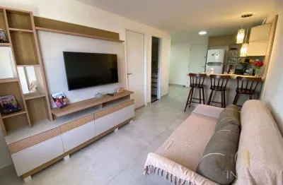 Apartamento com 1 dormitório à venda, 47 m² por r$ 850.000,00 - cabo branco - joão pessoa/pb