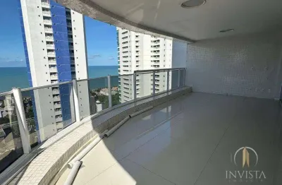 Apartamento com 4 dormitórios à venda, 335 m² por r$ 3.400.000,00 - altiplano cabo branco - joão pessoa/pb