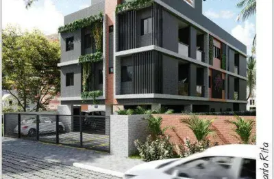 Apartamento com 3 dormitórios à venda, 66 m² por r$ 385.000,00 - altiplano cabo branco - joão pessoa/pb