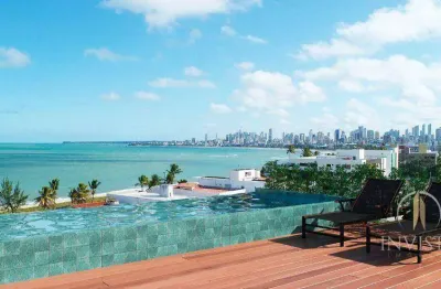 Studio com 1 dormitório à venda, 30 m² por r$ 550.000,00 - jardim oceania - joão pessoa/pb