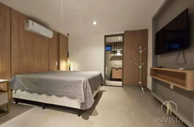Flat com 1 dormitório à venda, 41 m² por r$ 560.000,00 - cabo branco - joão pessoa/pb