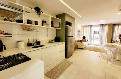 Flat com 1 dormitório à venda, 52 m² por r$ 780.000,00 - cabo branco - joão pessoa/pb