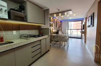 Flat com 2 dormitórios à venda, 47 m² por r$ 800.000,00 - cabo branco - joão pessoa/pb