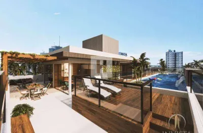 Flat com 1 dormitório à venda, 29 m² por r$ 310.000,00 - intermares - cabedelo/pb