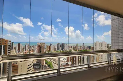 Apartamento com 4 dormitórios à venda, 265 m² por r$ 2.400.000,00 - brisamar - joão pessoa/pb