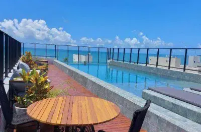 Flat com 1 dormitório à venda, 23 m² por r$ 499.000,00 - jardim oceania - joão pessoa/pb