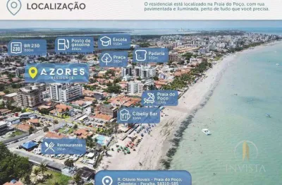Apartamento com 3 quartos a 100 metros do mar no poço