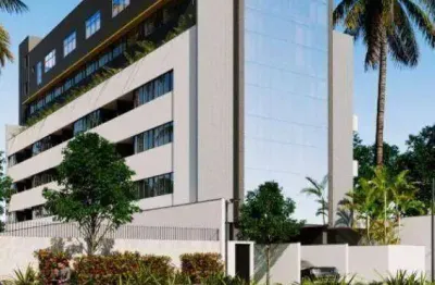 Flat com 1 dormitório à venda, 49 m² por r$ 617.875.000,00 - bessa - joão pessoa/pb