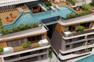 Flat com 1 dormitório à venda, 24 m² por r$ 450.000,00 - intermares - cabedelo/pb