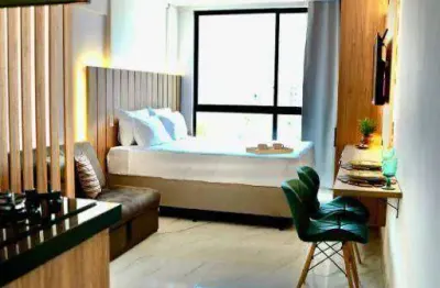 Flat com 1 dormitório à venda, 23 m² por r$ 328.000,00 - intermares - cabedelo/pb