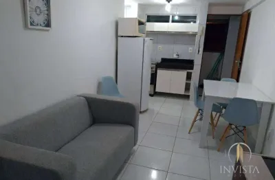 Apartamento com 1 dormitório para alugar, 40 m² por r$ 2.300,01/mês - tambaú - joão pessoa/pb