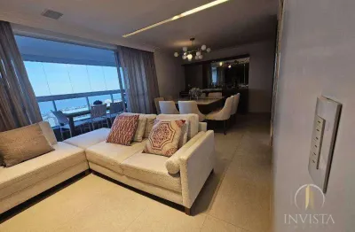 Amplo apartamento visão para o mar com 3 dormitórios à venda, 131 m² por r$ 1.250.000 - miramar - joão pessoa/pb