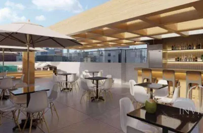 Flat com 1 dormitório à venda, 25 m² por r$ 378.000,00 - cabo branco - joão pessoa/pb