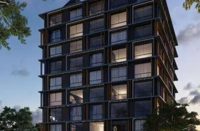 Apartamento com 1 dormitório à venda, 23 m² por r$ 275.000 - ponta de campina - cabedelo/pb