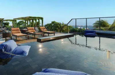 Flat alto padrão à 140 metros da praia de cabo branco à venda, 21 m² por r$ 335.000 - cabo branco - joão pessoa/pb