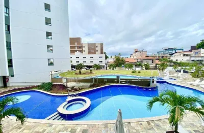 Flat com 1 dormitório à venda, 30 m² por r$ 750.000,00 - tambaú - joão pessoa/pb