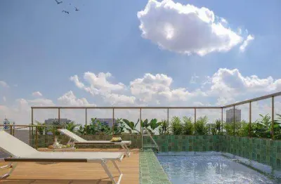 Flat com 1 dormitório à venda, 22 m² por r$ 284.000,00 - intermares - cabedelo/pb