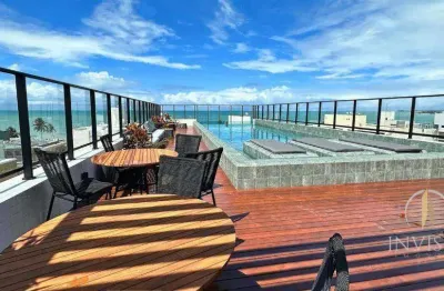 Flat com 1 dormitório à venda, 24 m² por r$ 450.000,00 - bessa - joão pessoa/pb