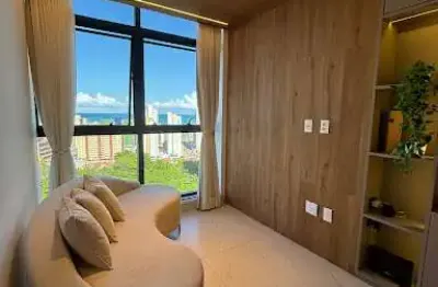 Apartamento com 1 dormitório à venda, 45 m² por r$ 680.000,00 - miramar - joão pessoa/pb