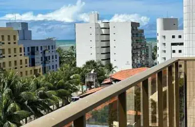 Apartamento com 2 dormitórios à venda, 44 m² por r$ 560.000,00 - ponta de campina - cabedelo/pb