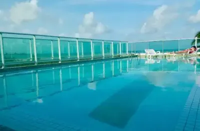 Flat com 1 dormitório à venda, 17 m² por r$ 340.000,00 - cabo branco - joão pessoa/pb