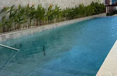 Apartamento com 2 dormitórios à venda por r$ 1.093.000 -beira do mar do bessa - joão pessoa/pb
