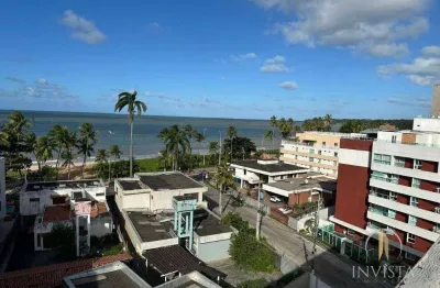 Flat beira mar com 2 dormitórios à venda, 44 m² por r$ 650.000 - cabo branco - joão pessoa/pb