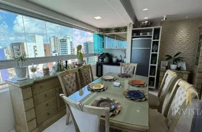 Apartamento com 3 dormitórios à venda, 127 m² por r$ 1.260.000,00 - jardim oceania - joão pessoa/pb