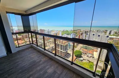 Cobertura com vista mar, panorâmica e definitiva, com 4 dormitórios à venda, 200 m² por r$ 1.500.000 - bessa - joão pessoa/pb