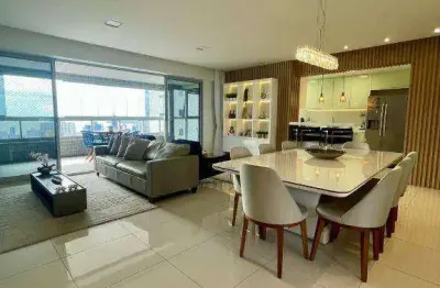 Apartamento com 3 dormitórios à venda, 162 m² por r$ 2.400.000,00 - brisamar - joão pessoa/pb