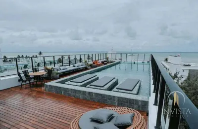 Flat com 1 dormitório à venda, 18 m² por r$ 380.000,00 - jardim oceania - joão pessoa/pb