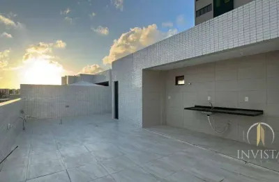Cobertura, 126 m² - venda por r$ 450.000,00 ou aluguel por r$ 3.200,01/mês - expedicionários - joão pessoa/pb